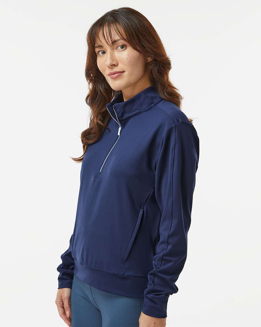 Adidas-A1002-Women's Ultimate365 Quarter-Zip Pullover - Image 12