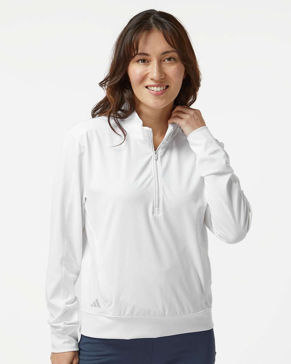 Adidas-A1002-Women's Ultimate365 Quarter-Zip Pullover - Image 17