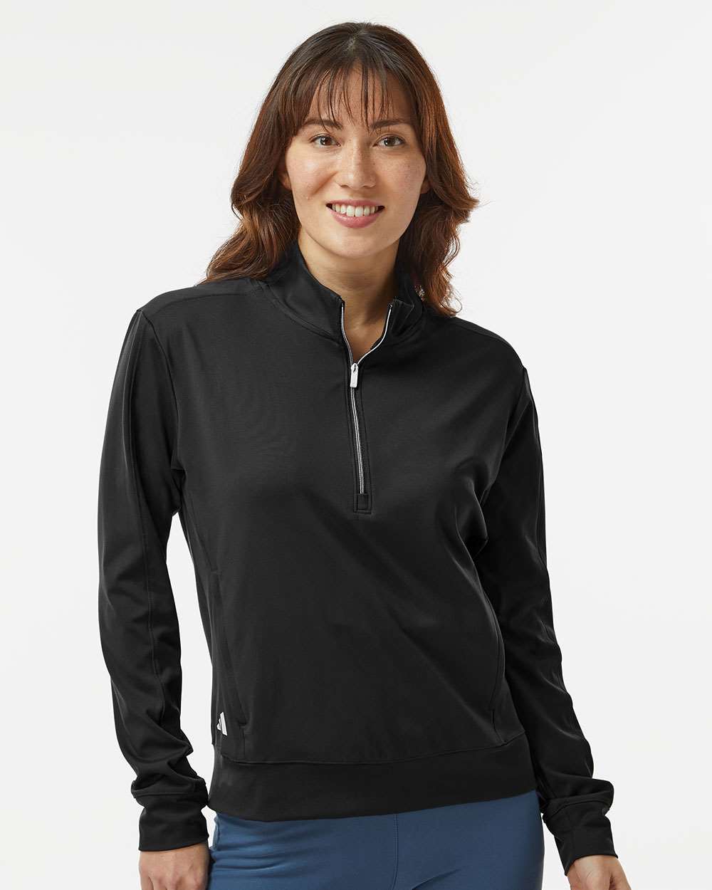 Adidas-A1002-Women's Ultimate365 Quarter-Zip Pullover - Image 4