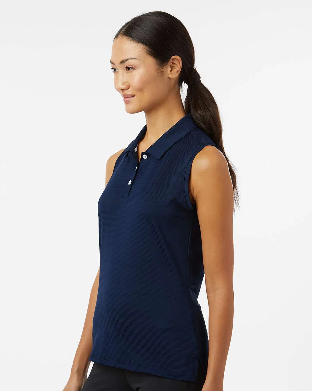 Adidas-A1005-Women's Ottoman Sleeveless Polo - Image 12