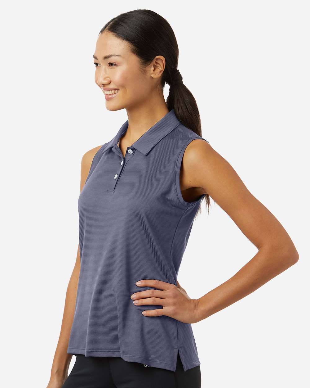 Adidas-A1005-Women's Ottoman Sleeveless Polo - Image 24