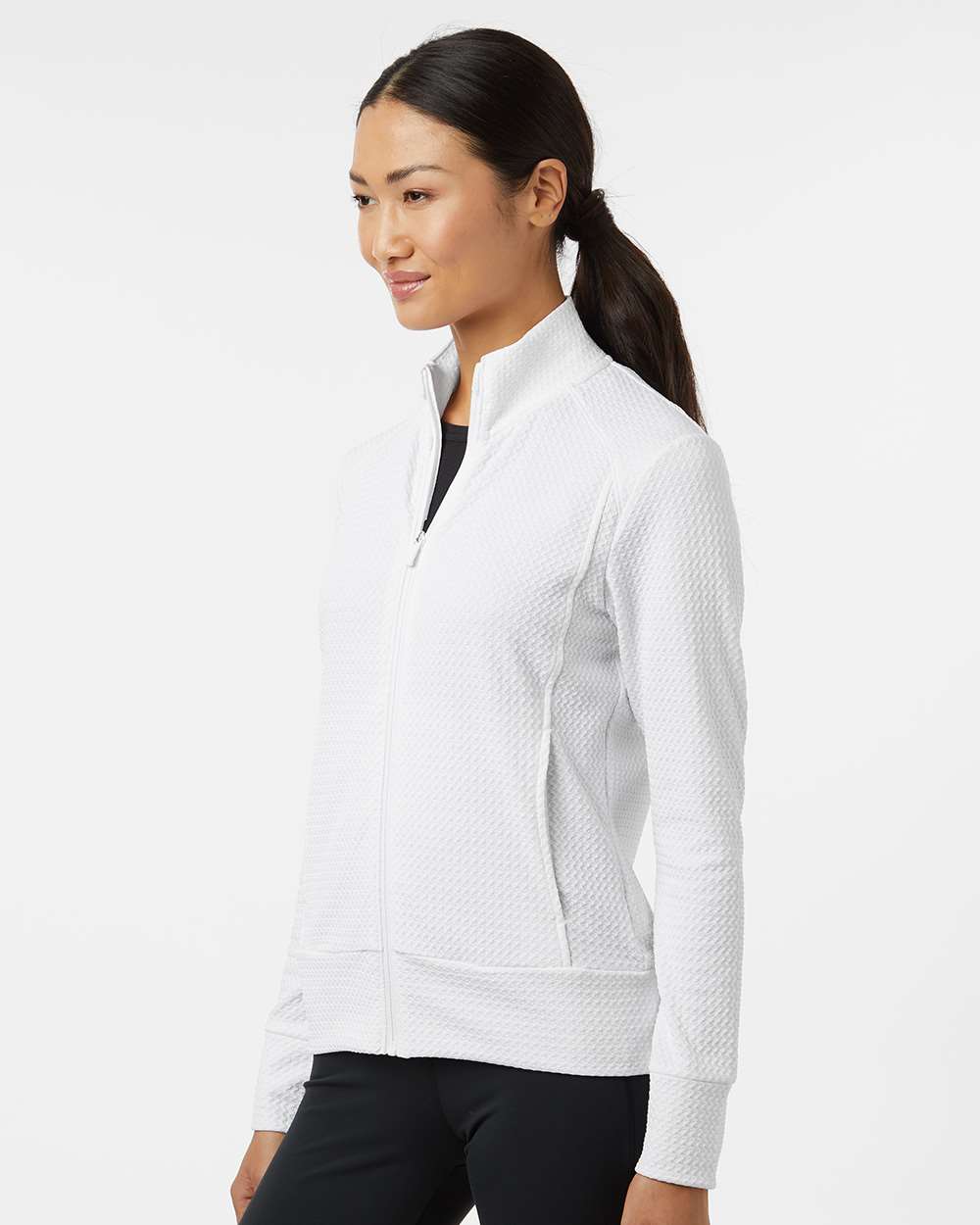 Adidas-A1007-Women's Ultimate Textured Full-Zip Jacket - Image 18