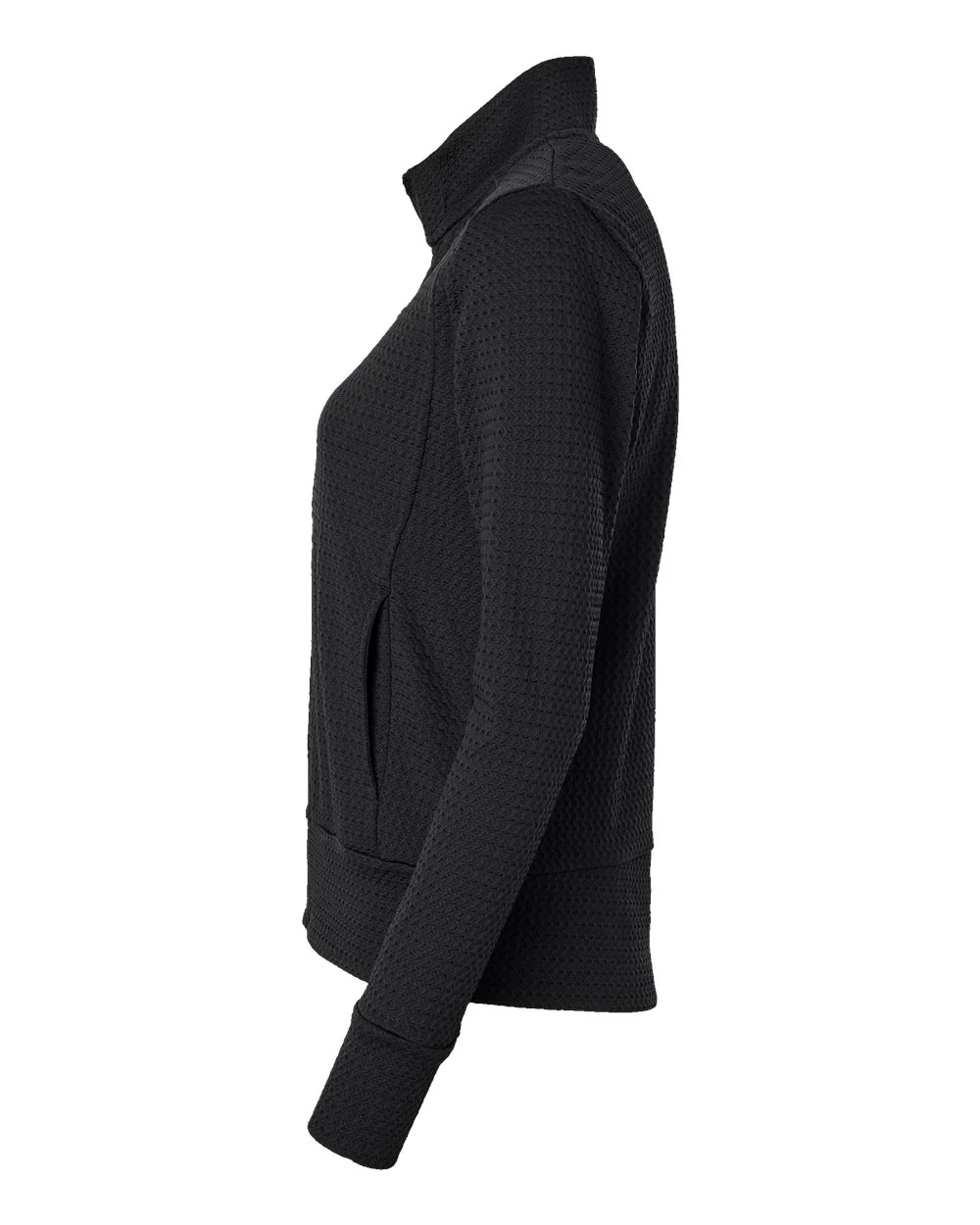 Adidas-A1007-Women's Ultimate Textured Full-Zip Jacket - Image 3