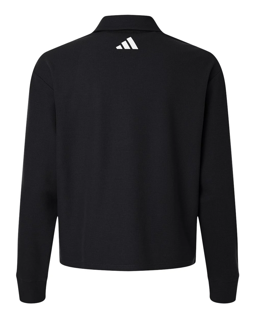 Adidas-A1008-Women's Beyond Long Sleeve Loose Polo - Image 14