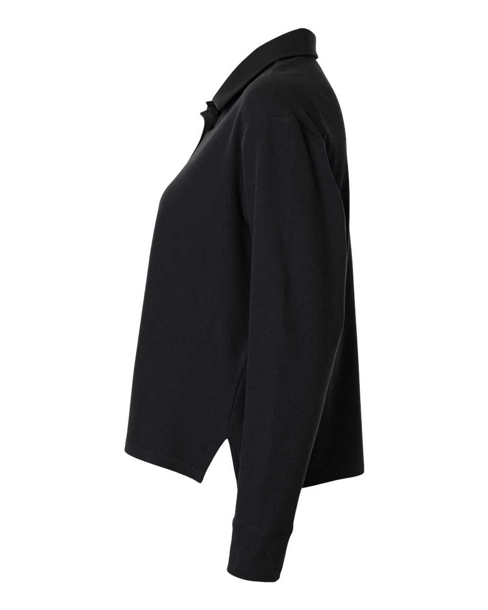 Adidas-A1008-Women's Beyond Long Sleeve Loose Polo - Image 15