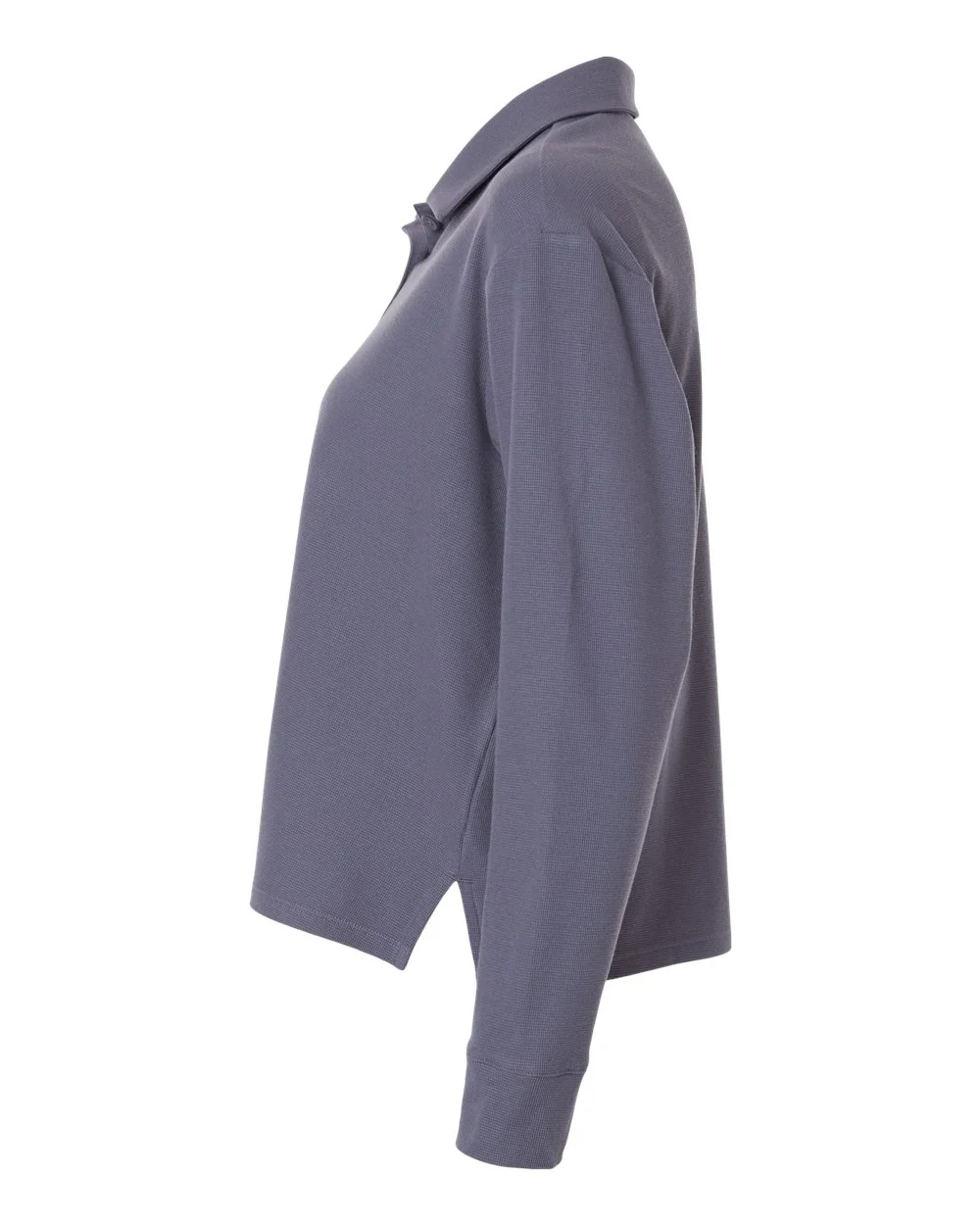 Adidas-A1008-Women's Beyond Long Sleeve Loose Polo - Image 17