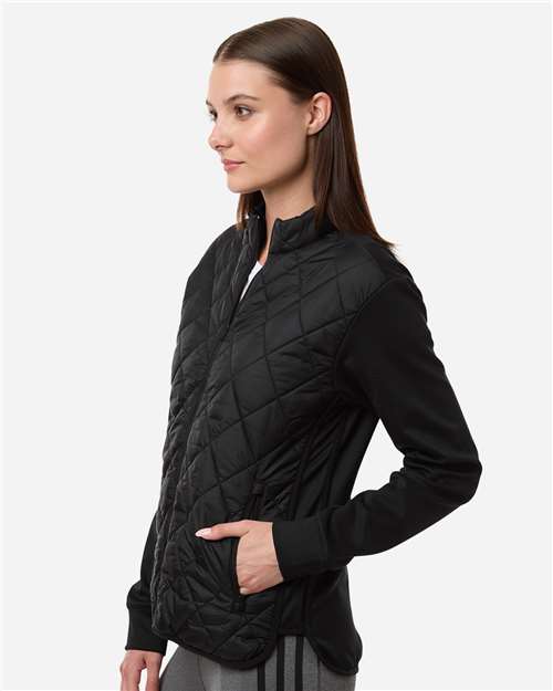 Adidas-A1009-Women's Ultimate Quilted Full-Zip Jacket - Image 4