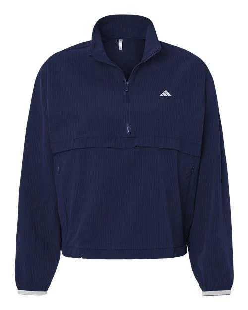 Adidas-A1012-Women's Go-To Quarter-Zip Jacket - Image 3