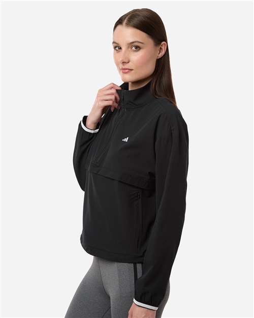 Adidas-A1012-Women's Go-To Quarter-Zip Jacket - Image 5