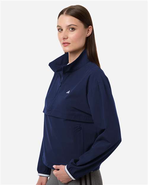 Adidas-A1012-Women's Go-To Quarter-Zip Jacket - Image 8