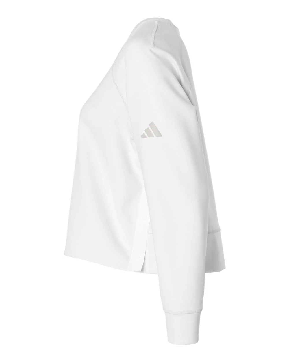 Adidas-A1014-Women's Beyond Side-Snap Crewneck Sweatshirt - Image 10