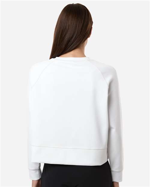 Adidas-A1014-Women's Beyond Side-Snap Crewneck Sweatshirt - Image 6