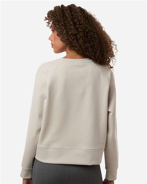 Adidas-A1014-Women's Beyond Side-Snap Crewneck Sweatshirt - Image 9