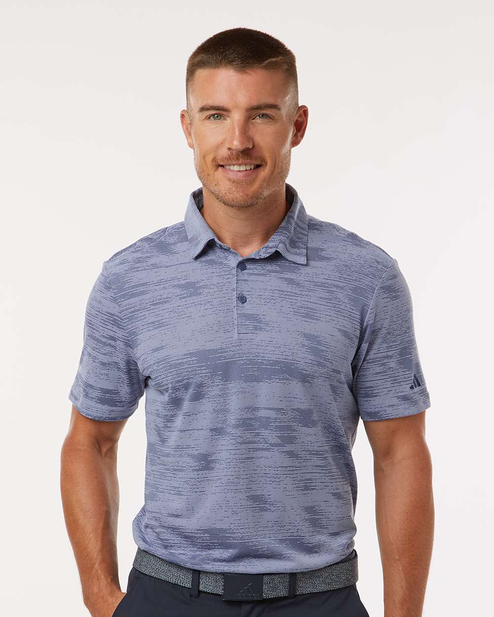 Adidas-A2005-Ultimate365 Textured Stripe Polo - Image 10