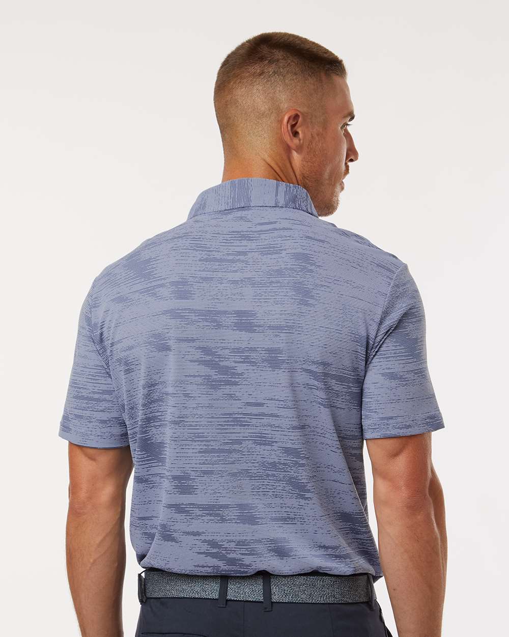 Adidas-A2005-Ultimate365 Textured Stripe Polo - Image 12