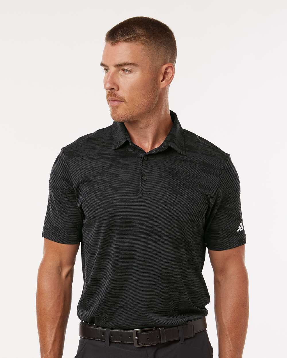 Adidas-A2005-Ultimate365 Textured Stripe Polo - Image 16