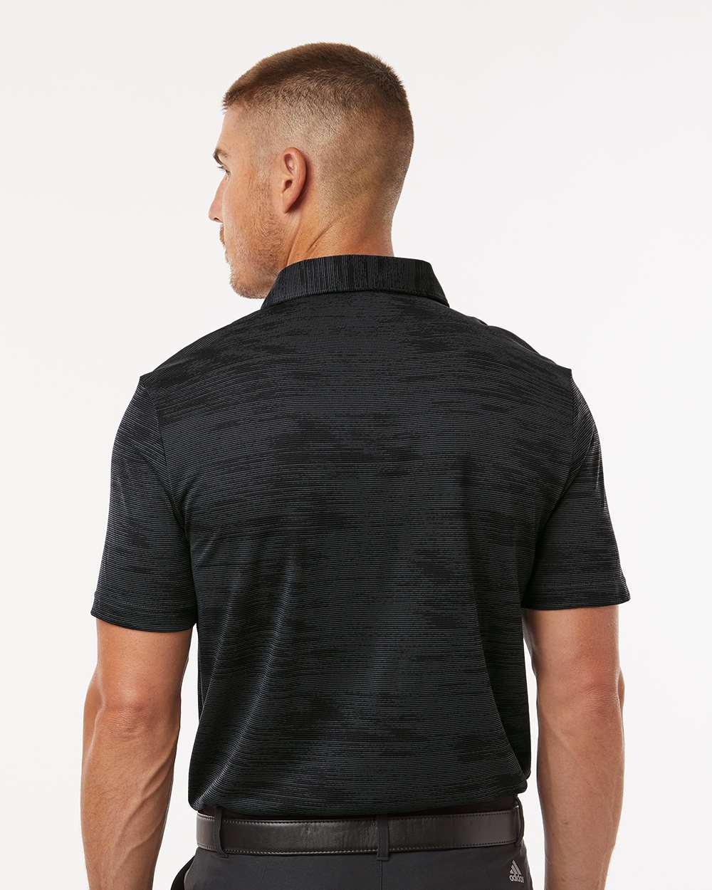 Adidas-A2005-Ultimate365 Textured Stripe Polo - Image 18