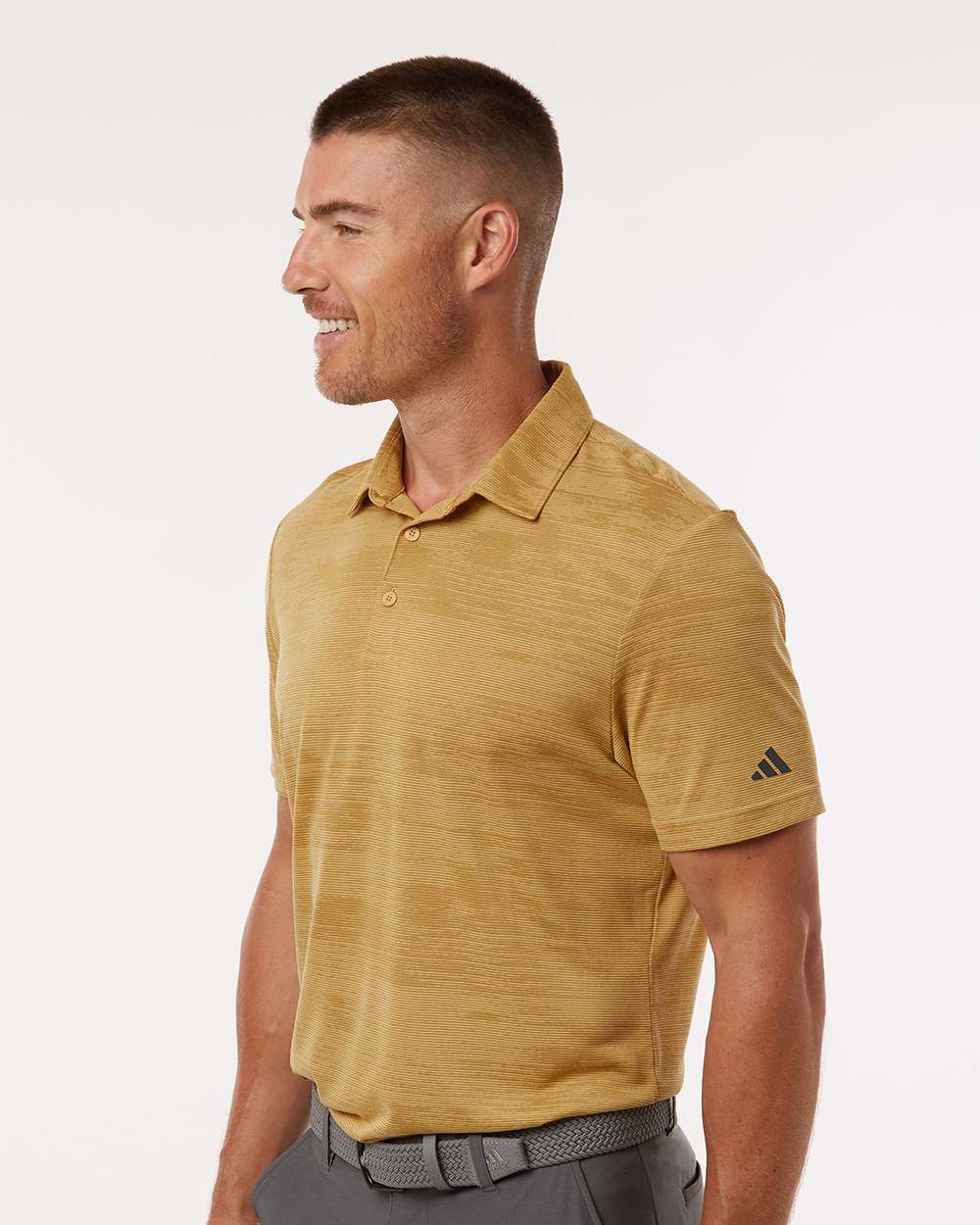 Adidas-A2005-Ultimate365 Textured Stripe Polo - Image 23