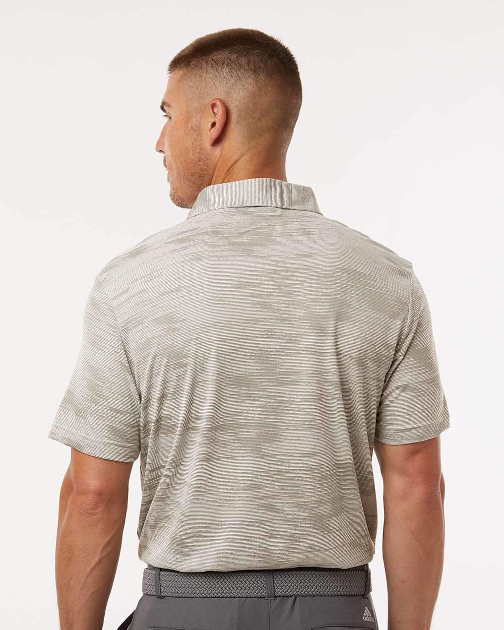 Adidas-A2005-Ultimate365 Textured Stripe Polo - Image 6