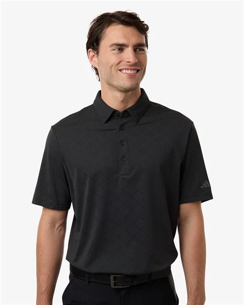 Adidas-A2014-Men's Ultimate365 Jacquard Polo - Image 2