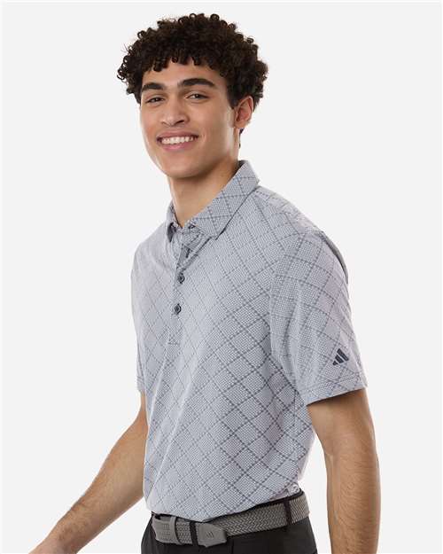 Adidas-A2014-Men's Ultimate365 Jacquard Polo - Image 9