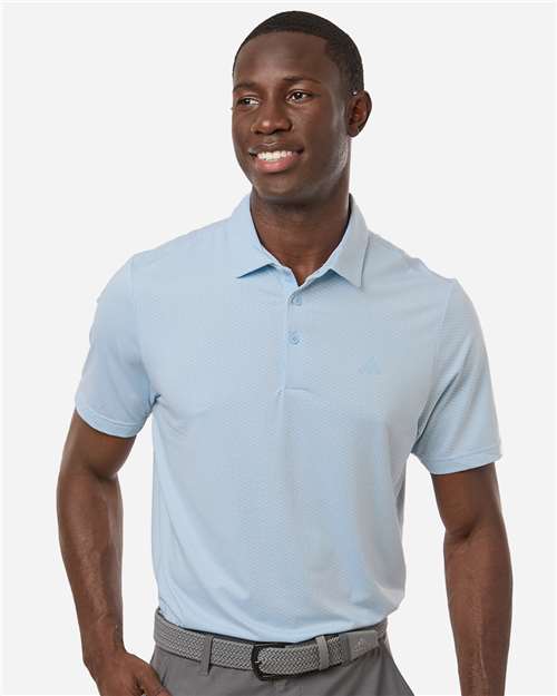 Adidas-A2024-Men's Performance Textured Polo - Image 3