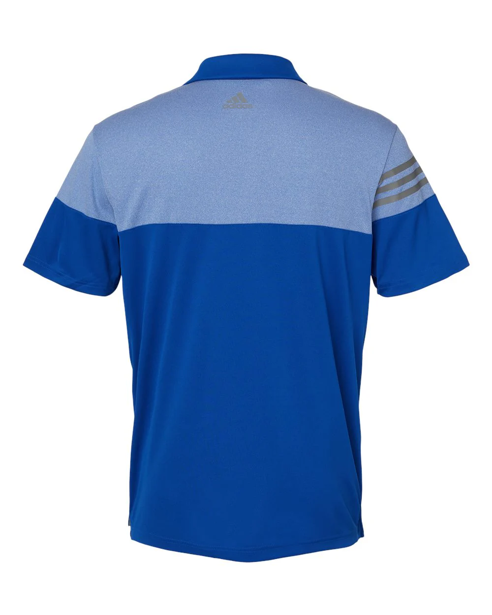 Adidas-A213-Heathered 3-Stripes Colorblocked Polo - Image 21