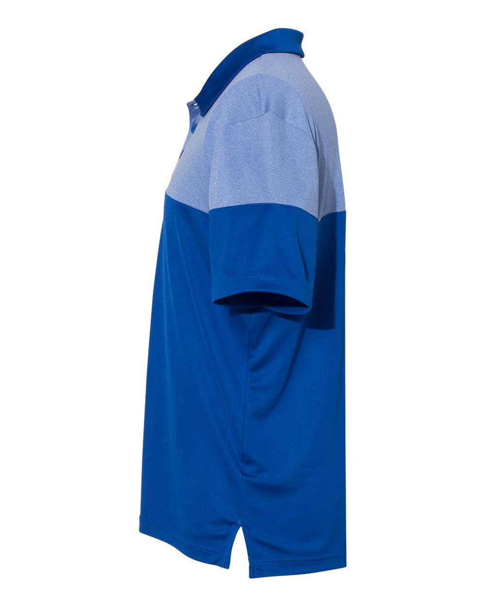 Adidas-A213-Heathered 3-Stripes Colorblocked Polo - Image 22