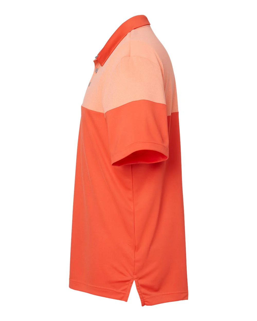 Adidas-A213-Heathered 3-Stripes Colorblocked Polo - Image 3