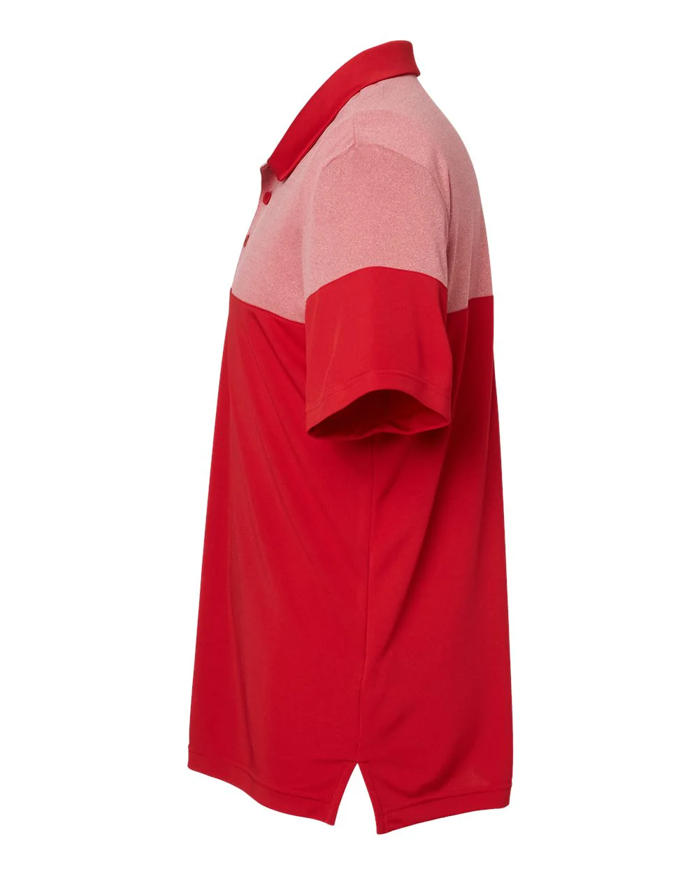 Adidas-A213-Heathered 3-Stripes Colorblocked Polo - Image 34