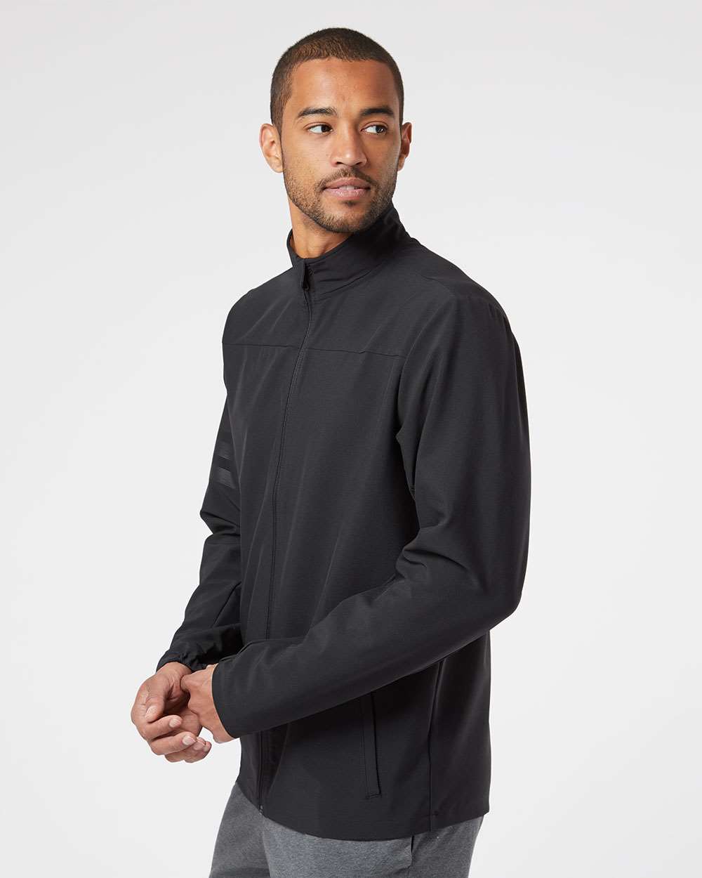Adidas-A267-3-Stripes Full-Zip Jacket - Image 5