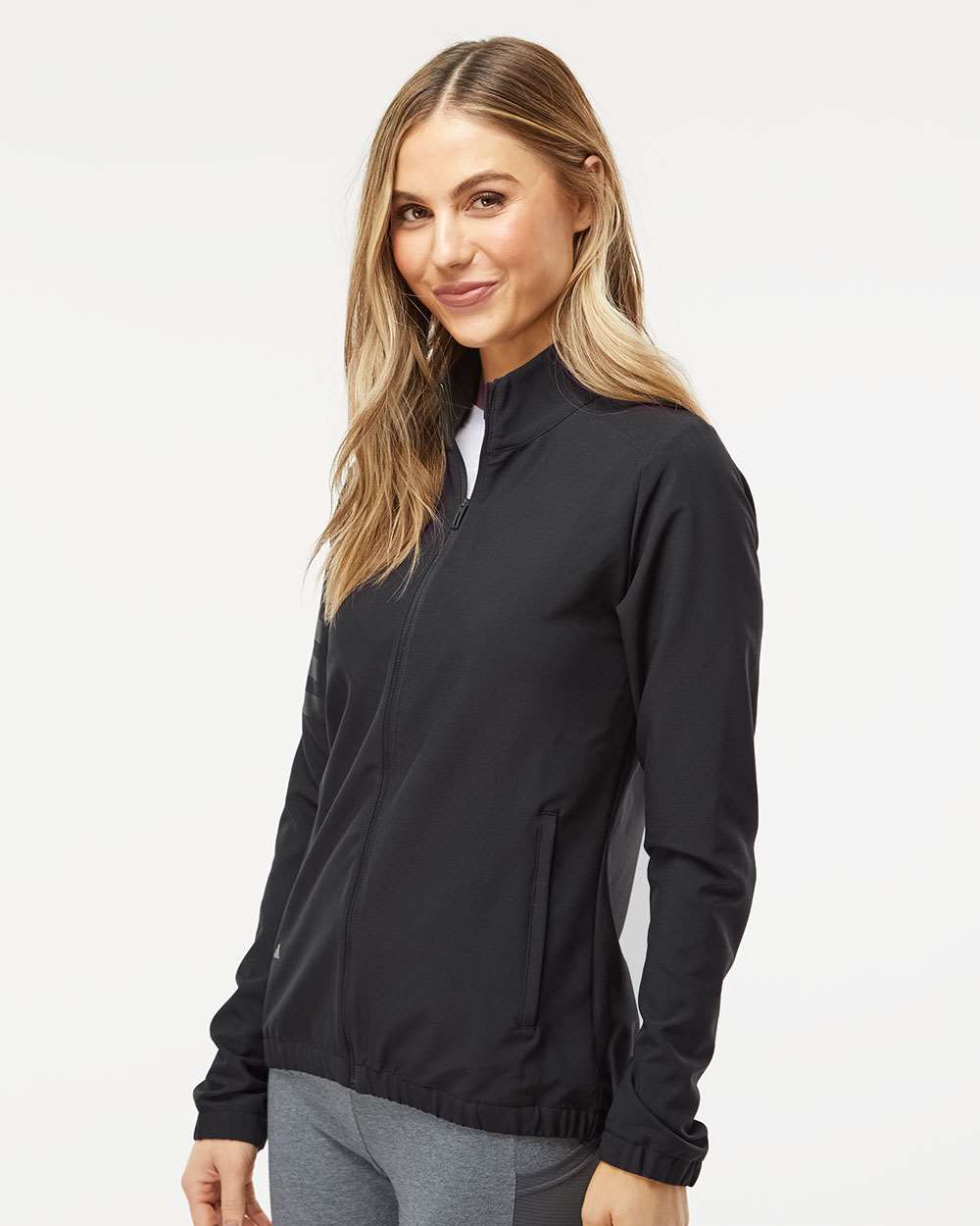 Adidas-A268-Women's 3-Stripes Full-Zip Jacket - Image 5