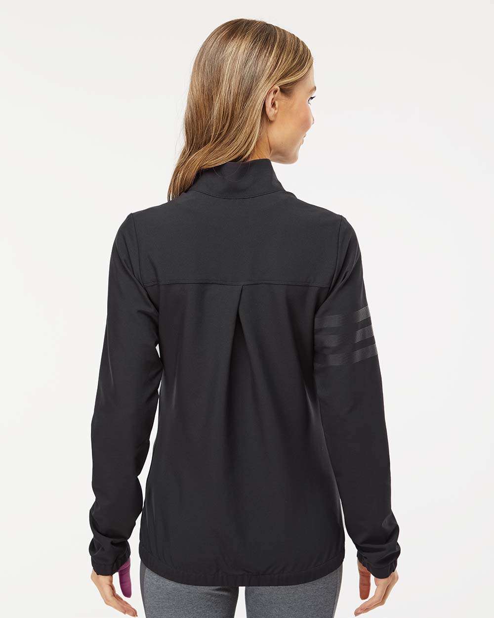 Adidas-A268-Women's 3-Stripes Full-Zip Jacket - Image 6