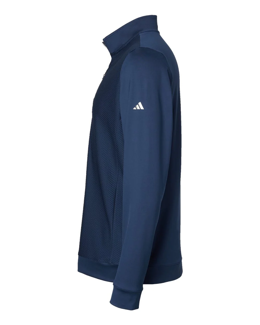 Adidas-A295-Performance Textured Quarter-Zip Pullover - Image 10
