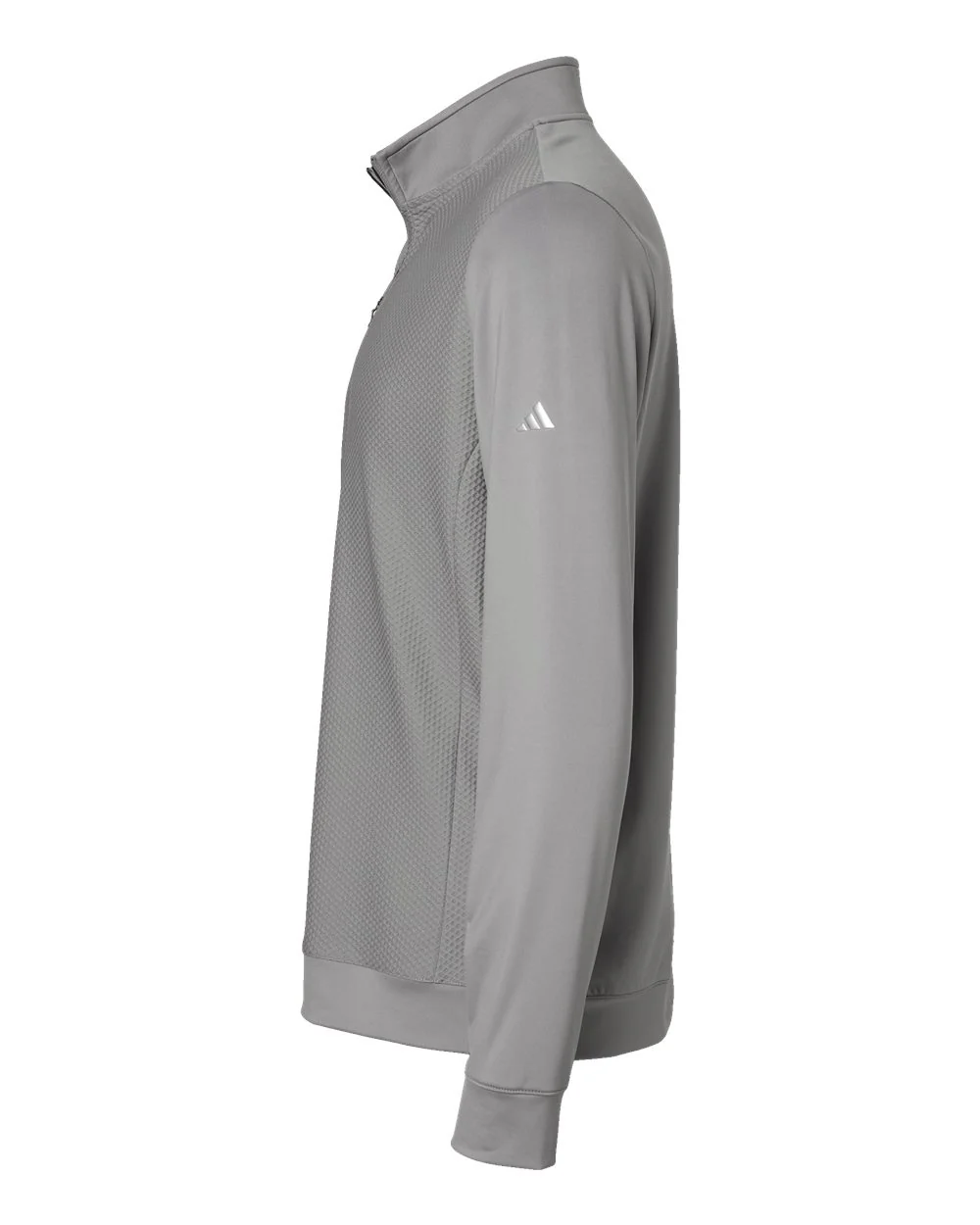 Adidas-A295-Performance Textured Quarter-Zip Pullover - Image 13