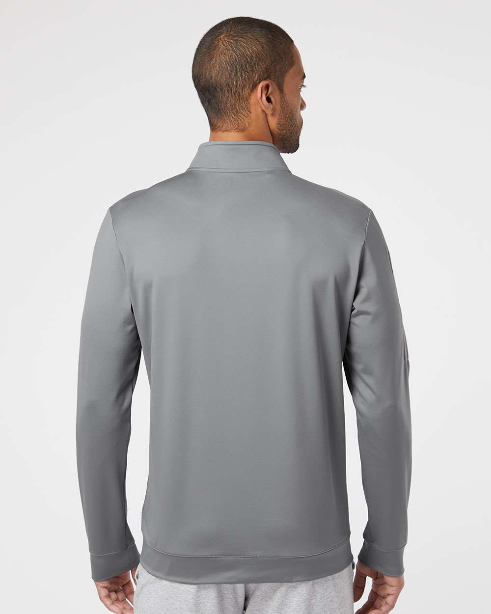 Adidas-A295-Performance Textured Quarter-Zip Pullover - Image 16