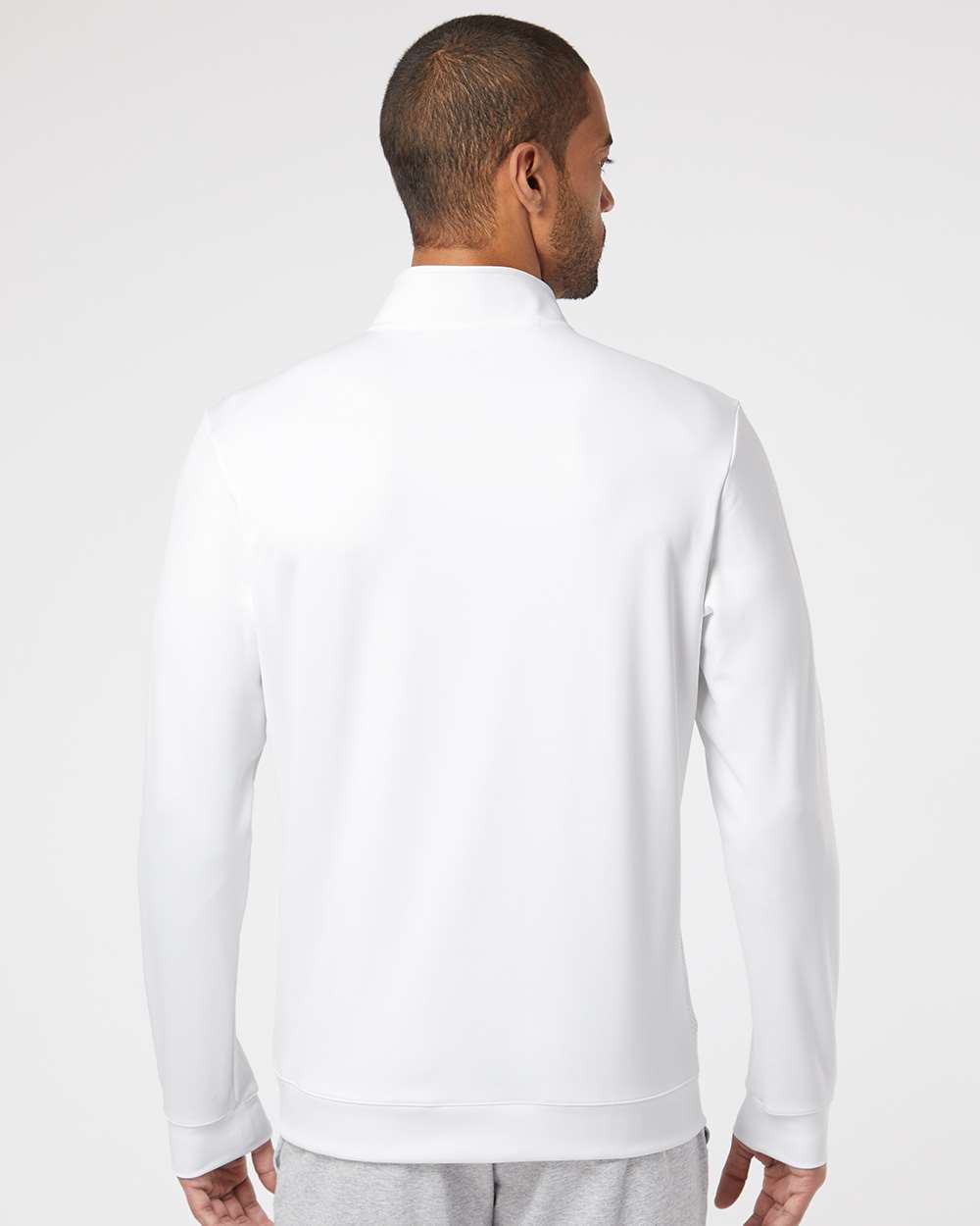 Adidas-A295-Performance Textured Quarter-Zip Pullover - Image 22