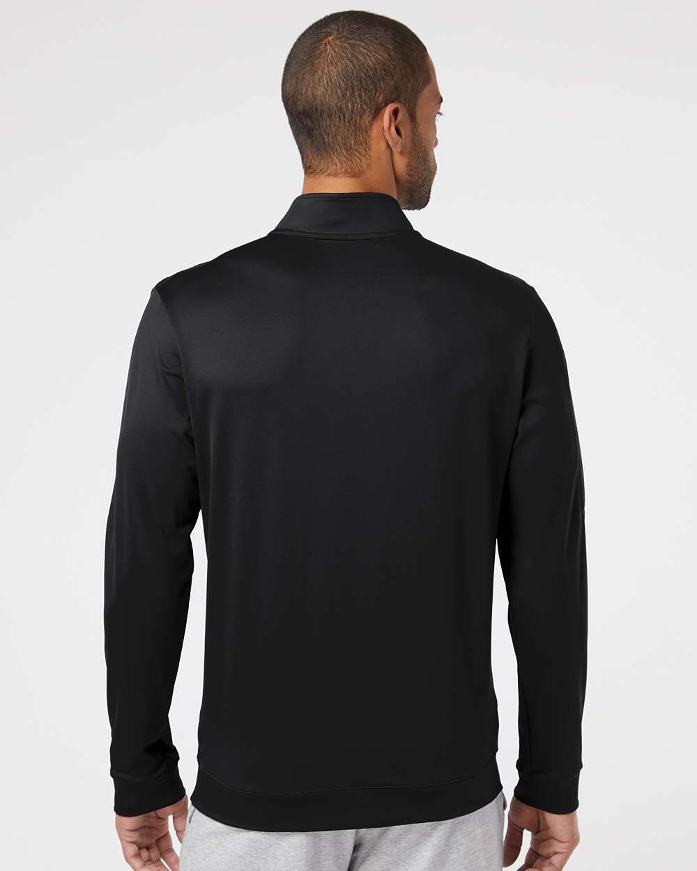 Adidas-A295-Performance Textured Quarter-Zip Pullover - Image 6