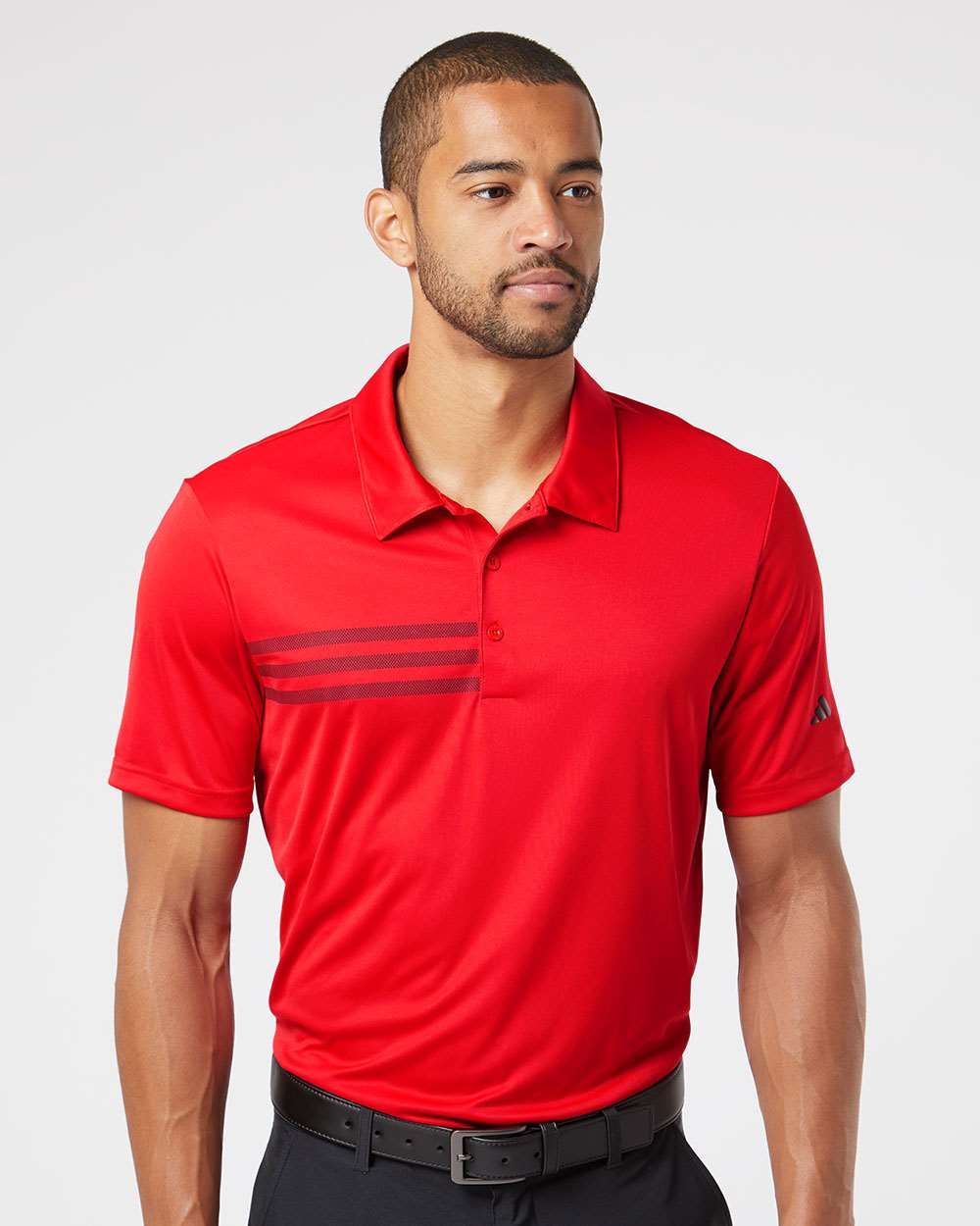 Adidas-A324-3-Stripes Chest Polo - Image 23