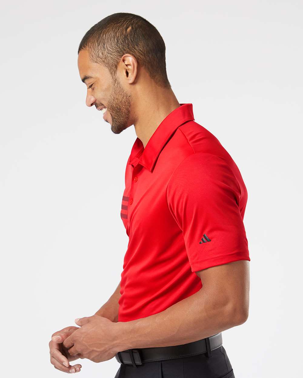 Adidas-A324-3-Stripes Chest Polo - Image 24