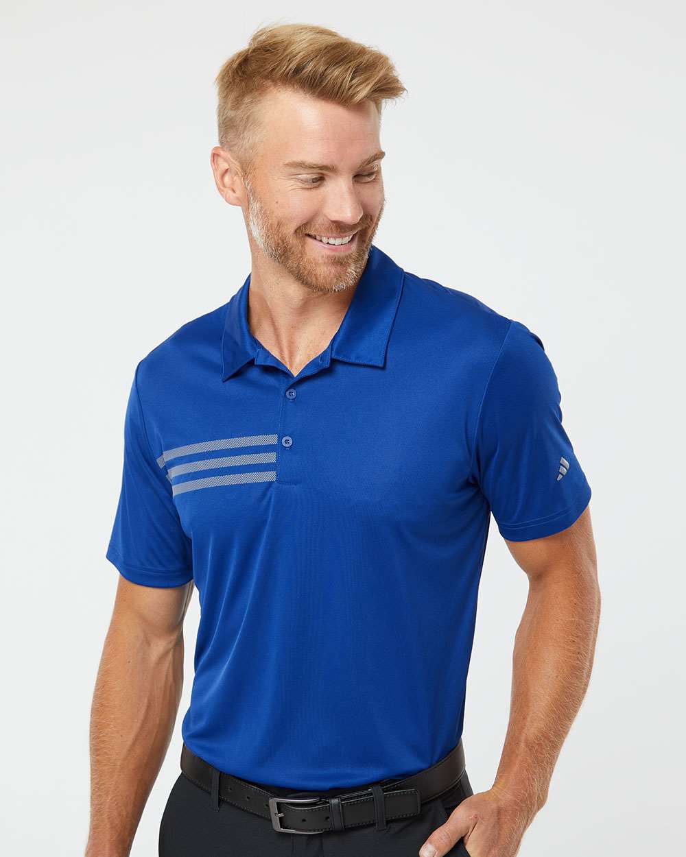 Adidas-A324-3-Stripes Chest Polo - Image 29