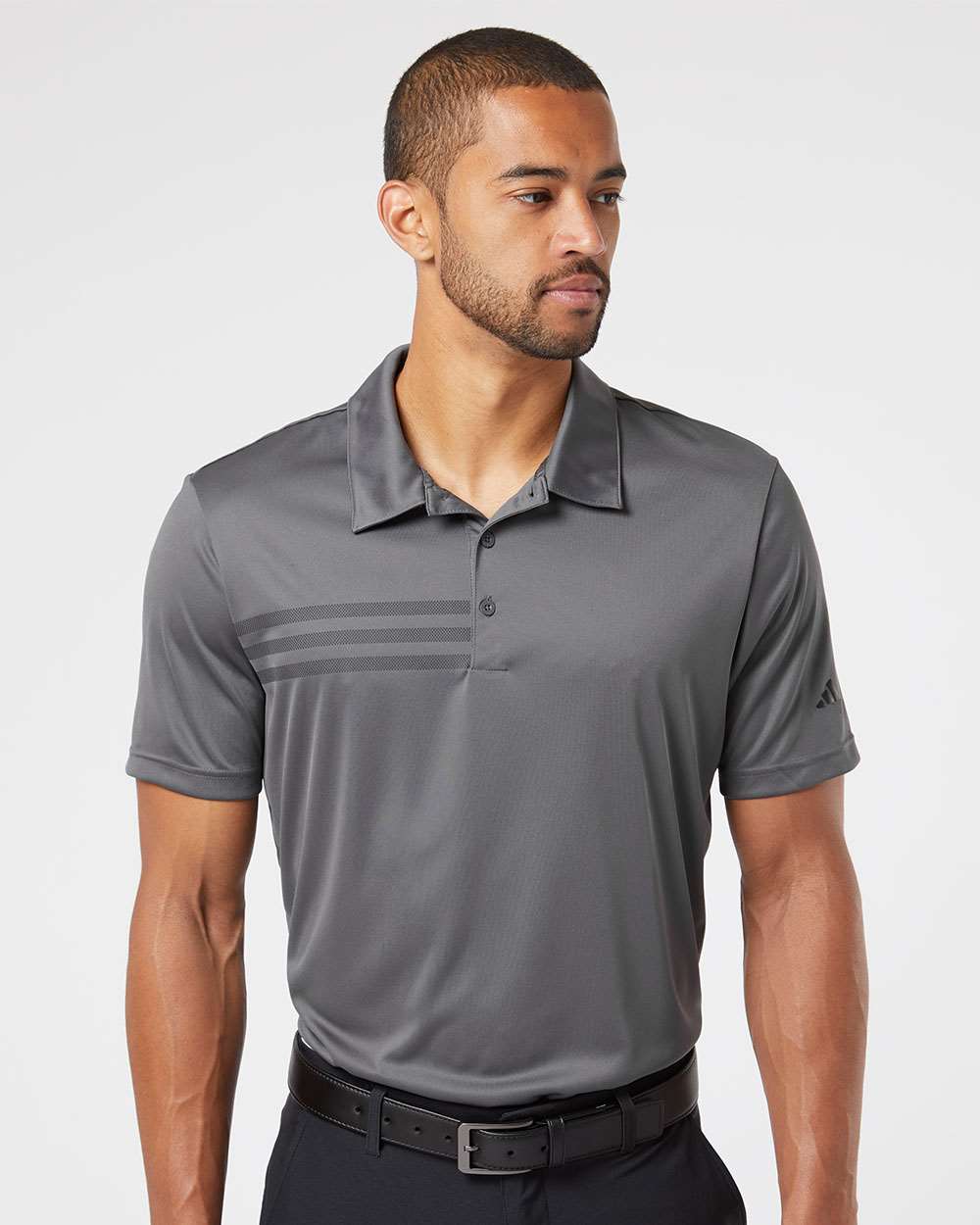 Adidas-A324-3-Stripes Chest Polo - Image 35