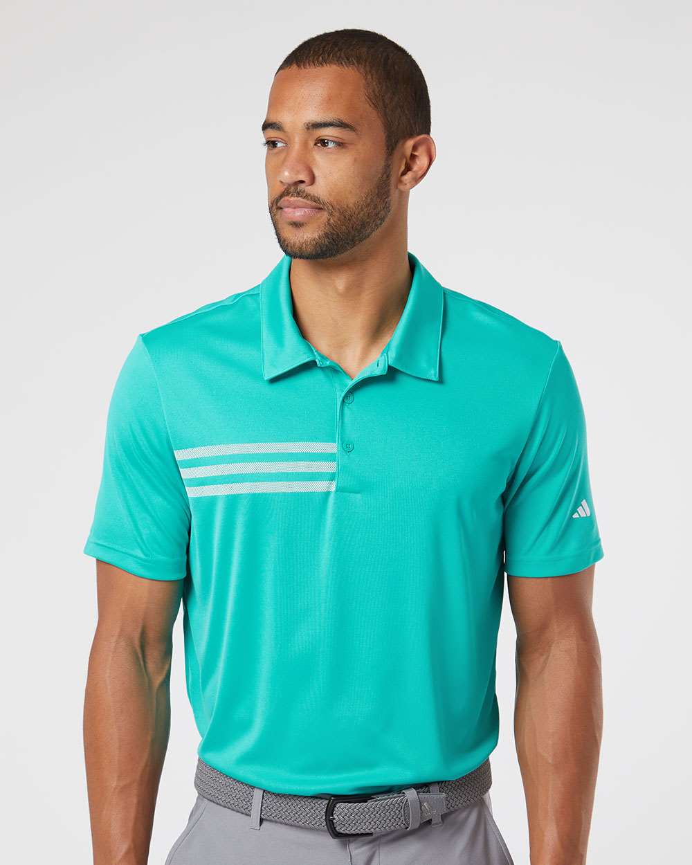 Adidas-A324-3-Stripes Chest Polo - Image 41