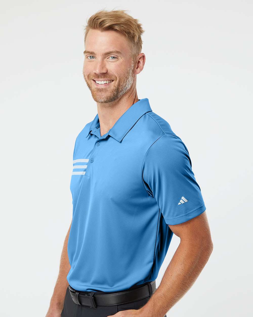Adidas-A324-3-Stripes Chest Polo - Image 48