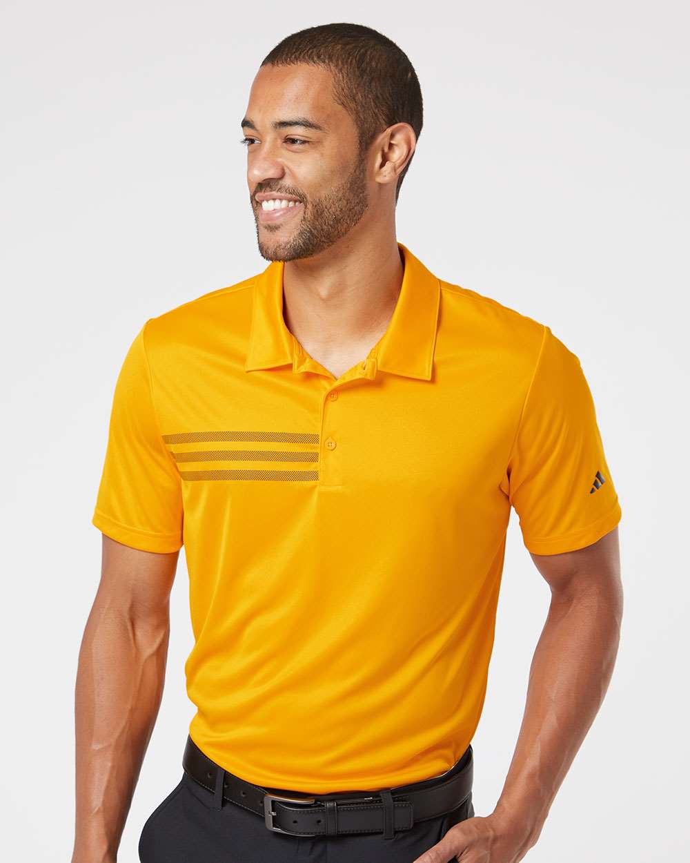Adidas-A324-3-Stripes Chest Polo - Image 53