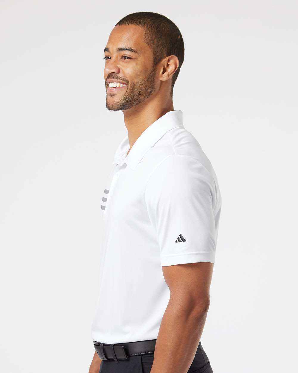 Adidas-A324-3-Stripes Chest Polo - Image 60