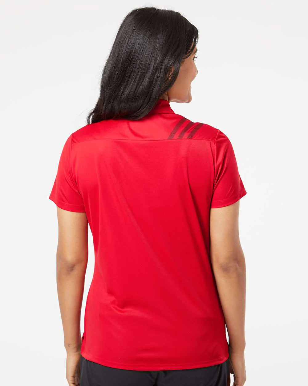 Adidas-A325-Women's 3-Stripes Shoulder Polo - Image 19