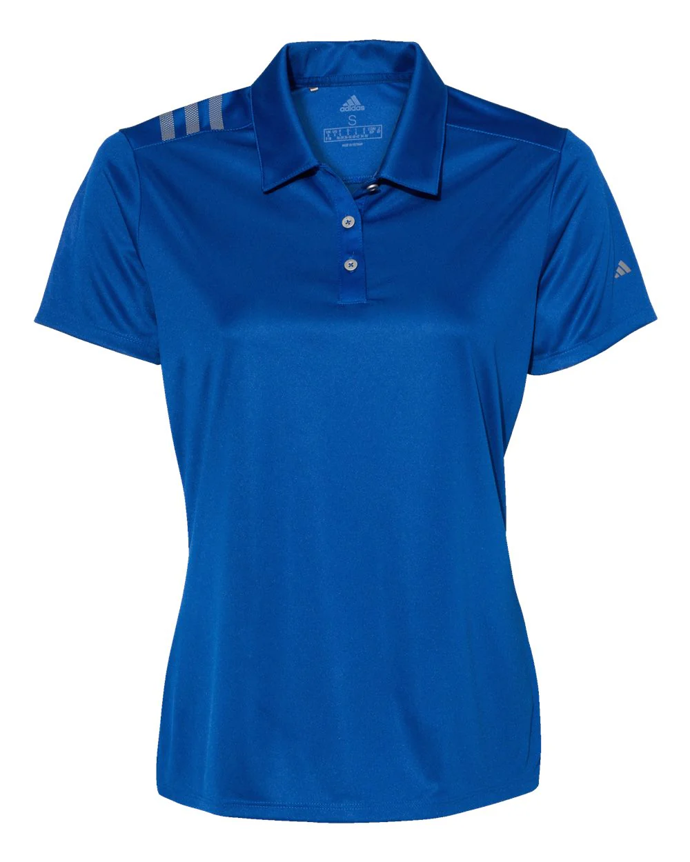 Adidas-A325-Women's 3-Stripes Shoulder Polo - Image 20