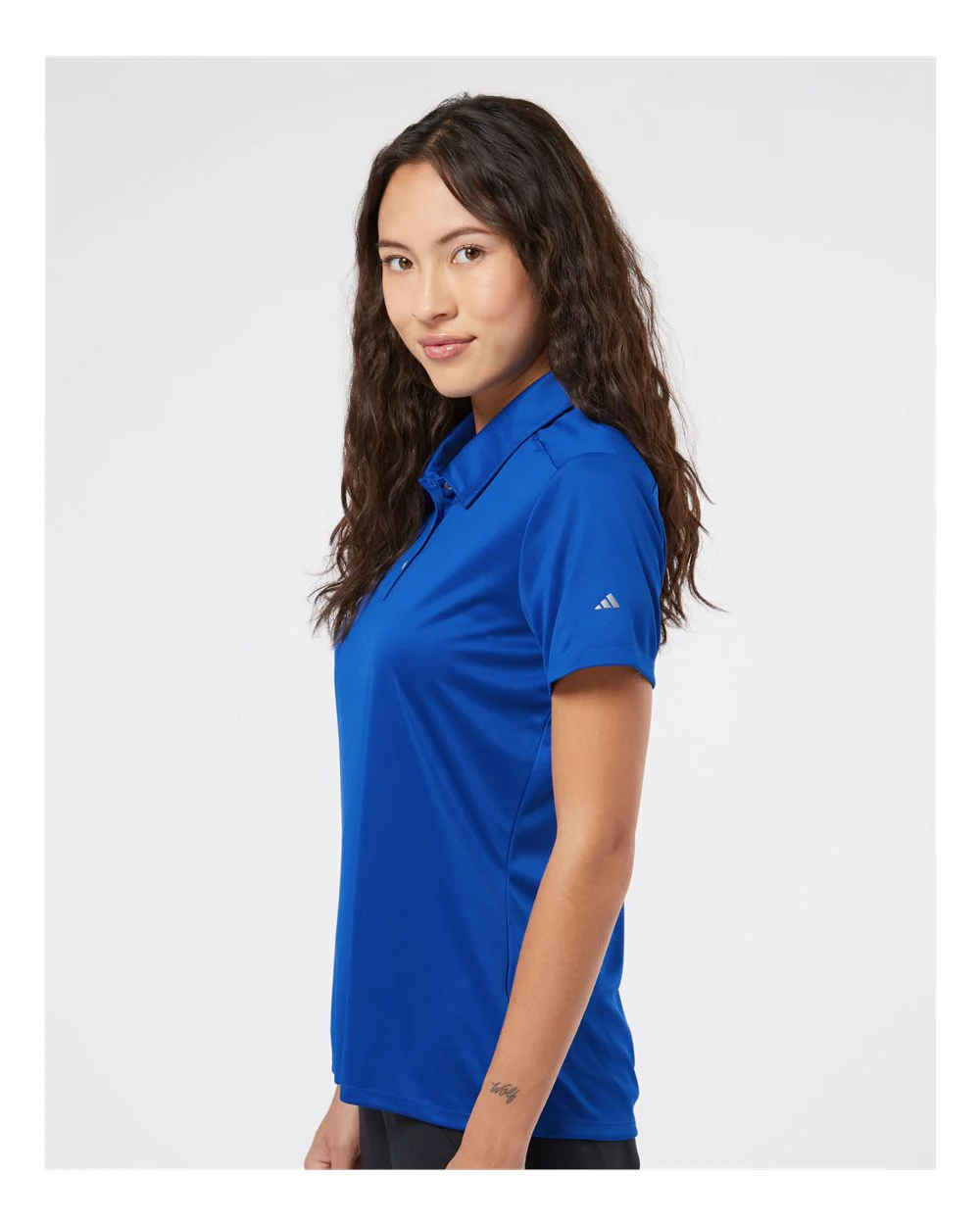 Adidas-A325-Women's 3-Stripes Shoulder Polo - Image 24