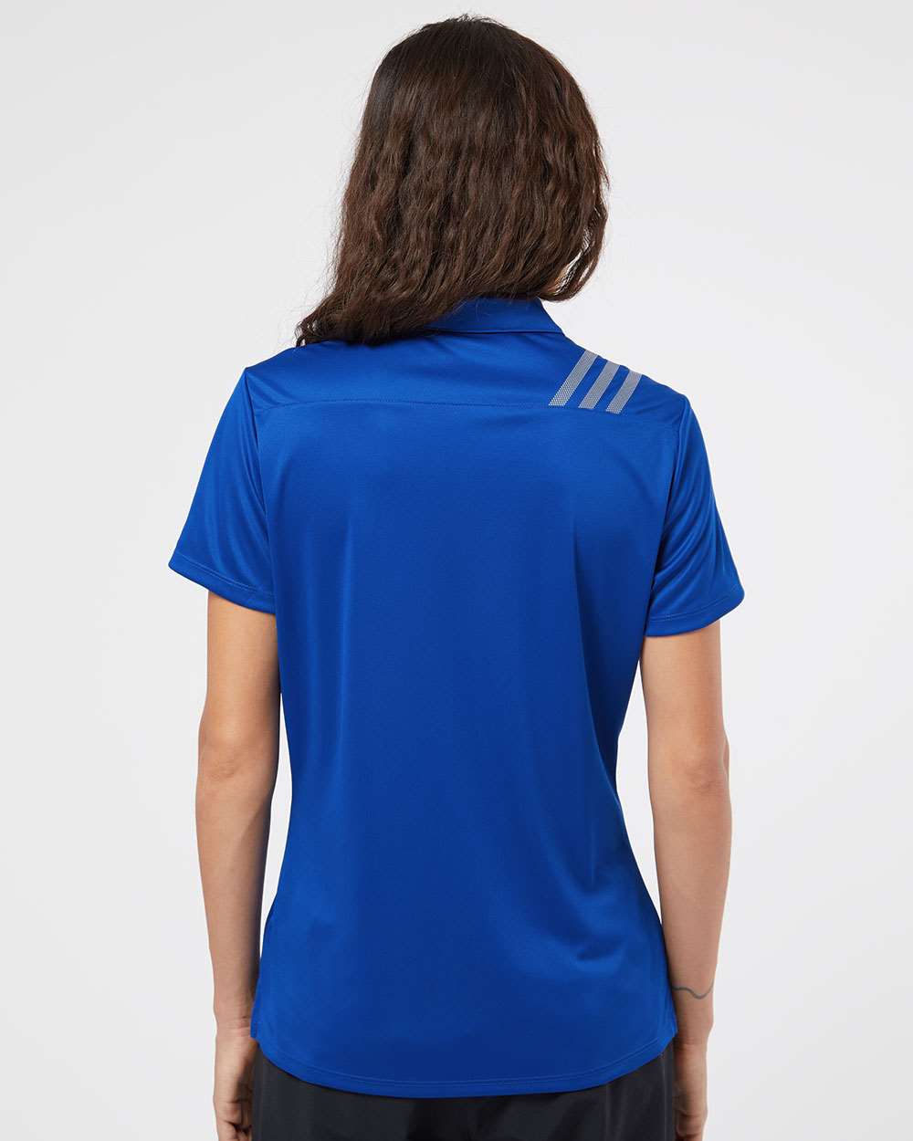 Adidas-A325-Women's 3-Stripes Shoulder Polo - Image 25